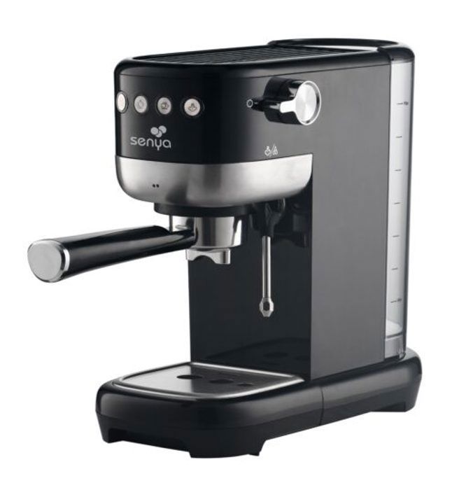 Machine à café Espresso - SENYA - Tasty Coffee - Noir - 20 bars - 1,1 L(Noire)