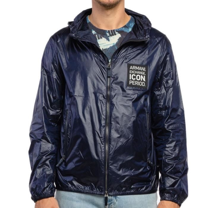 Blouson Armani Exchange - Bleu - 100% polyamide(XS)