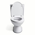 WC suspendu céramique blanche dimensions 70 x 40 x 40cm avec chasse d'eau intégrée