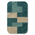 Tapis en fibres naturelles avec motifs géométriques dimensions 150 x 100 x 1cm