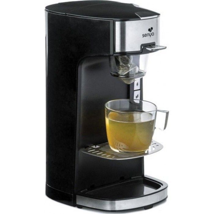 Machine à thé vrac ou sachet SENYA - Théière électrique noire - Tea Time(Noir)