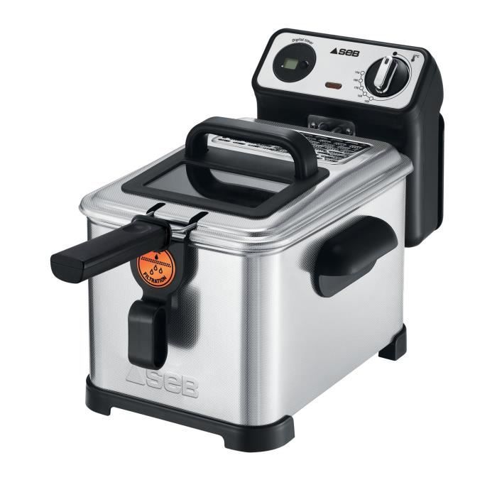 Friteuse Seb FILTRA PRO Semi Professionnelle, Thermostat Reglable FR518100(4L)